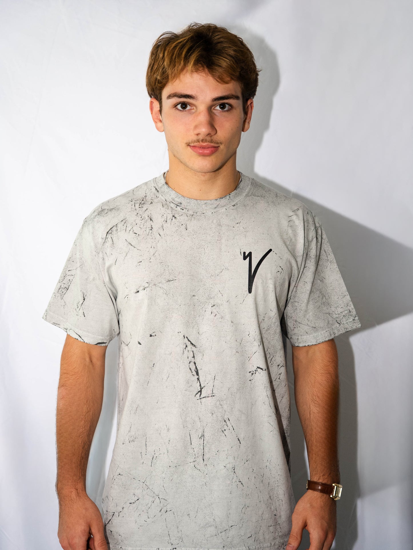 God's writing my story Tee - Grey wash