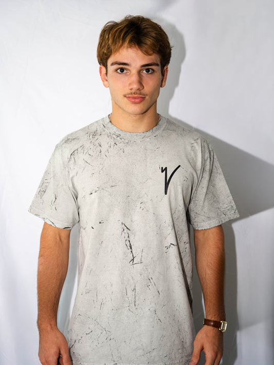 God's writing my story Tee - Grey wash